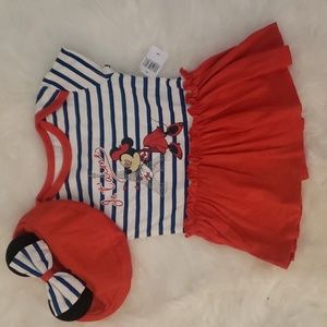 Minnie mouse French dress w beret